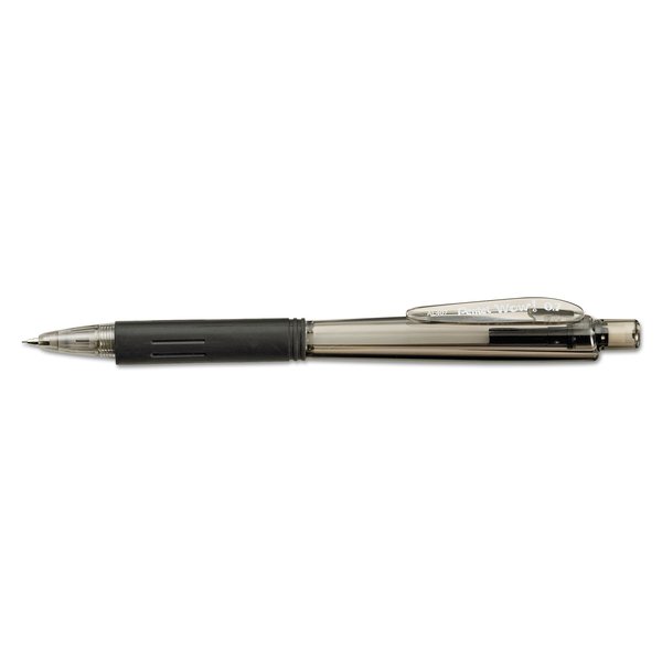 Pentel Wow! Pencils, 0.7 mm, HB (#2.5), Black Lead, Black Barrel, PK12 AL407A